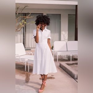 Gal Meets Glam White Judith Dress